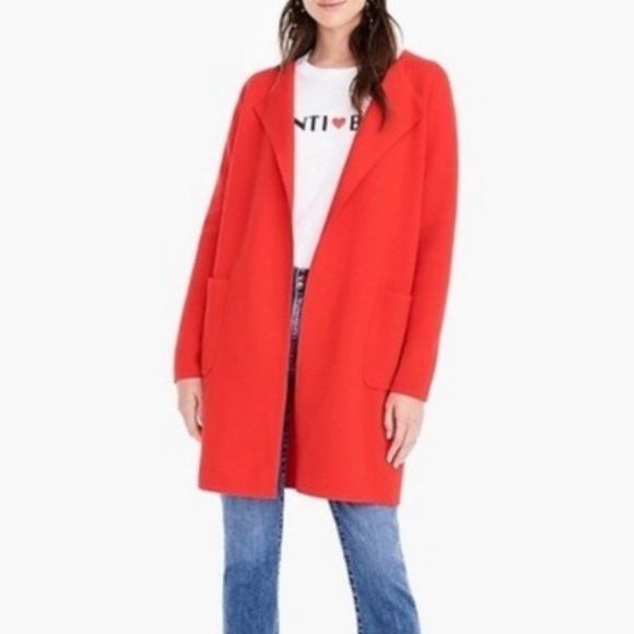 J. Crew Sweaters - J Crew Juliette Collarless Sweater Blazer Xxs